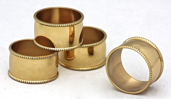 Gold Napkin Rings